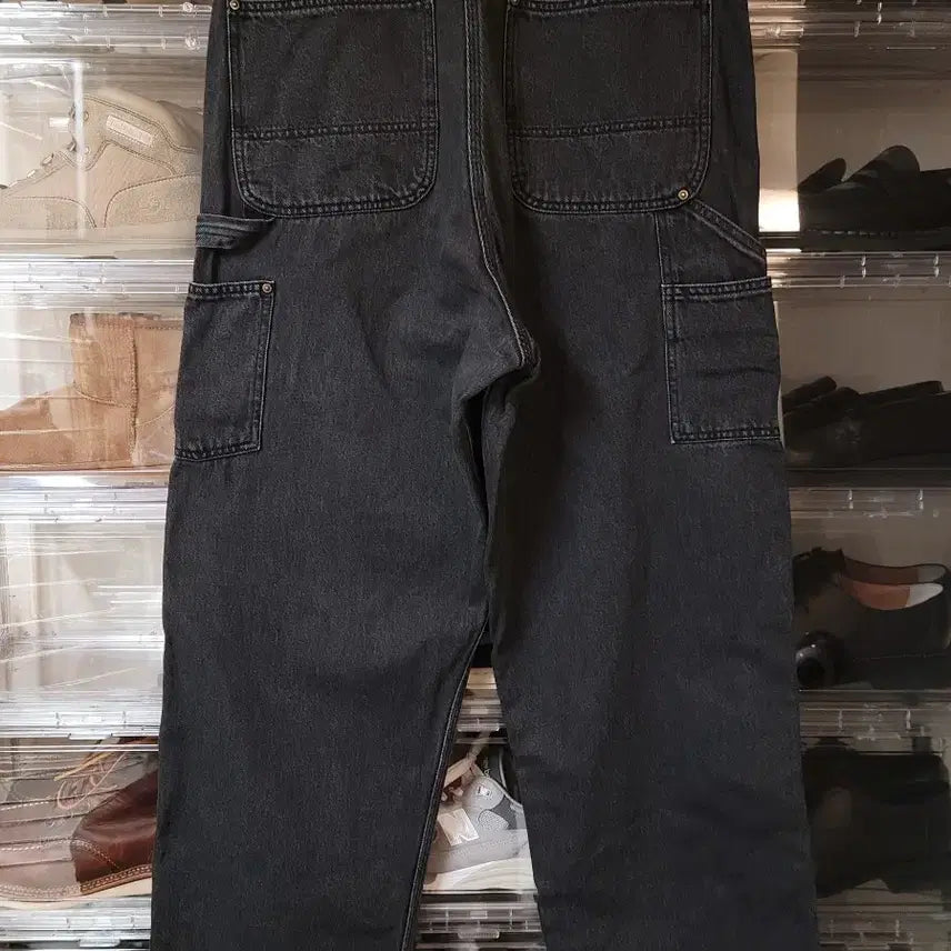[BUNJANG] OrSlow Denim Painter Pants (Black) / [3] 오어슬로우 데님 페인터 팬츠 (블랙)