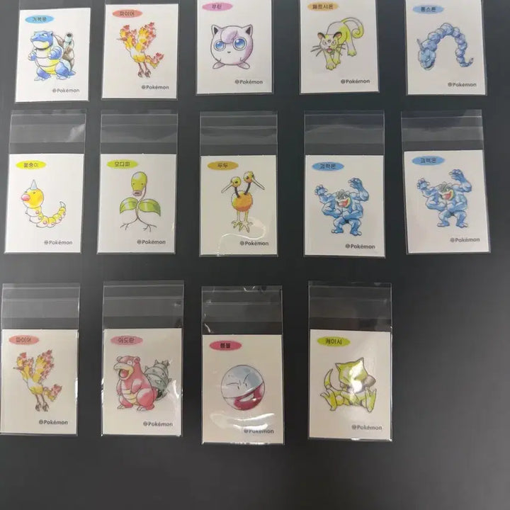 [BUNJANG] Pokemon Artwork Seal / 포켓몬 아트워크 띠부씰 21종 판매