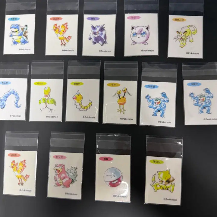 [BUNJANG] Pokemon Artwork Seal / 포켓몬 아트워크 띠부씰 21종 판매
