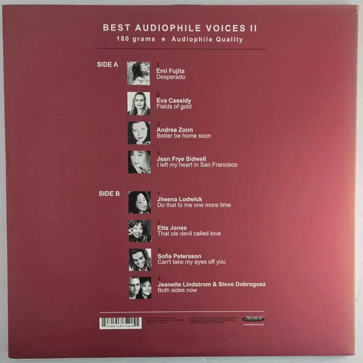 [BUNJANG] Various Artists Best Audiophile Voices Vol. 2 180g Gatefold Vinyl (2010 First Pressing) / Best Audiophile Voices II 2010년 초반 LP