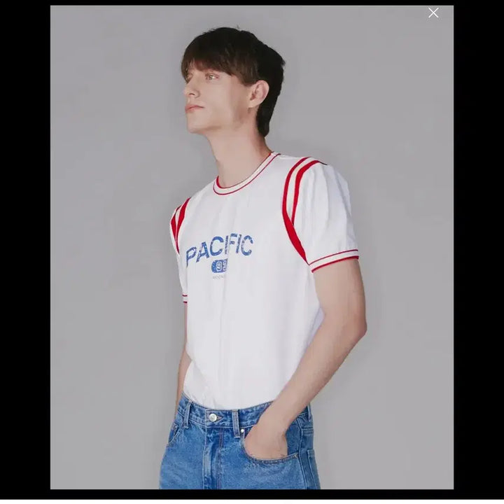 [SOLD OUT] 문선 Pacific Line T-Shirt / White(미개봉 새상품)