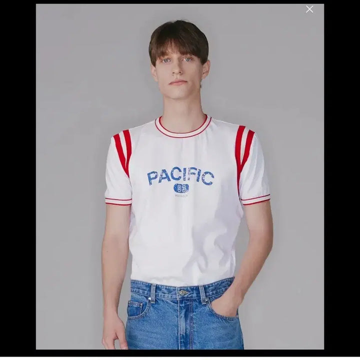 [SOLD OUT] 문선 Pacific Line T-Shirt / White(미개봉 새상품)