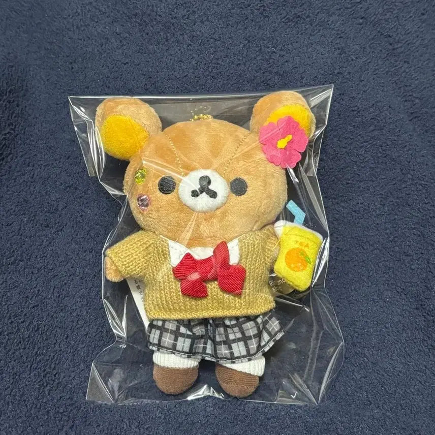 [BUNJANG] Rilakkuma Korilakkuma Gyaru School Uniform Keyring Doll Bundle Set / 리락쿠마 코리락쿠마 갸루 교복 키링 인형 2종 일괄 마코