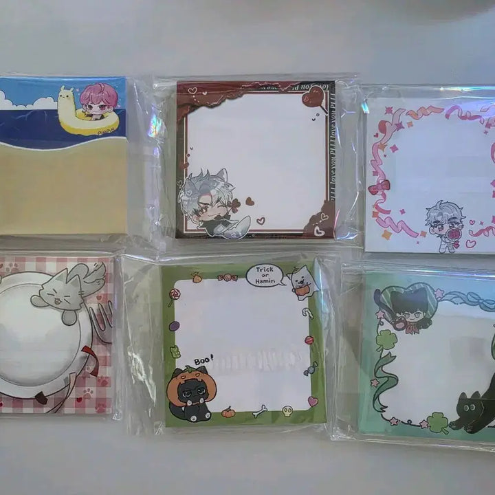 [BUNJANG] PLAVE Birthday Cafe Lucky Draw Bundle Set Sticky Notes / 플레이브 생카 떡메 일괄