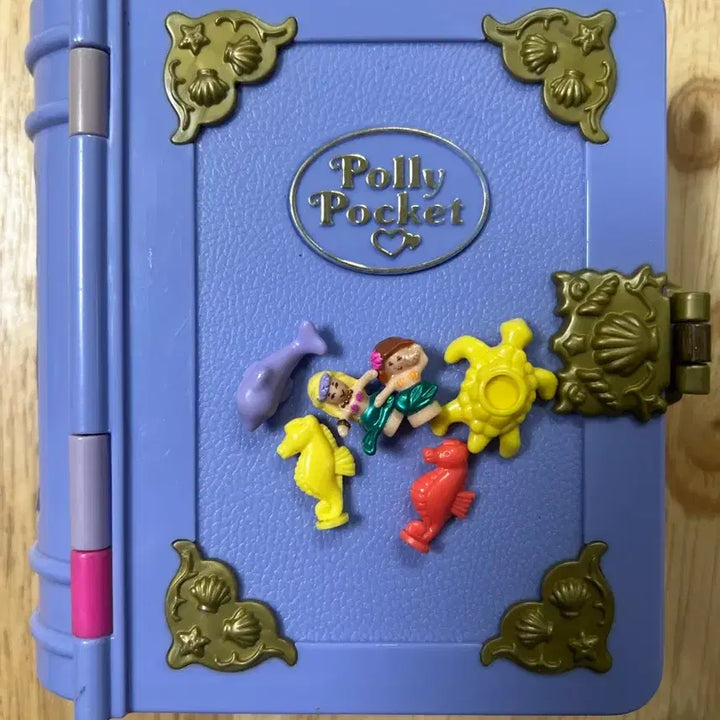 [BUNJANG] Classic Polly Pocket Sparkling Mermaid Light-Up Compact / 고전 폴리포켓 스파클링 머메이드 라이트업