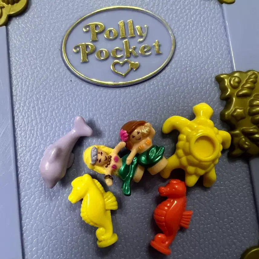 [BUNJANG] Classic Polly Pocket Sparkling Mermaid Light-Up Compact / 고전 폴리포켓 스파클링 머메이드 라이트업