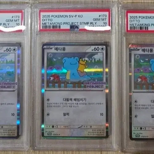 [BUNJANG] Ditto Card PSA 10 Graded / 메타몽카드 psa10