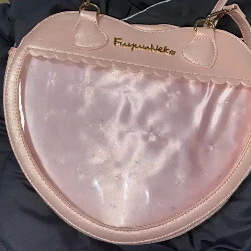 [BUNJANG] Fuyuneko Heart Ita Bag Pink / (에눌가능)후유네코 하트 이타백 핑크
