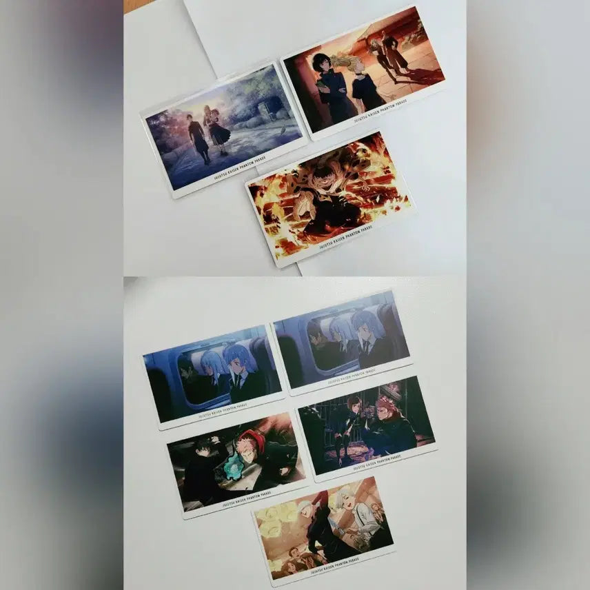 [BUNJANG] Jujutsu Kaisen Phantom Parade Original Drawing Coaster &amp; Card Set / [장당] 주술회전 팬텀 퍼레이드 판파레 카드 및 타카바 원화 코스터