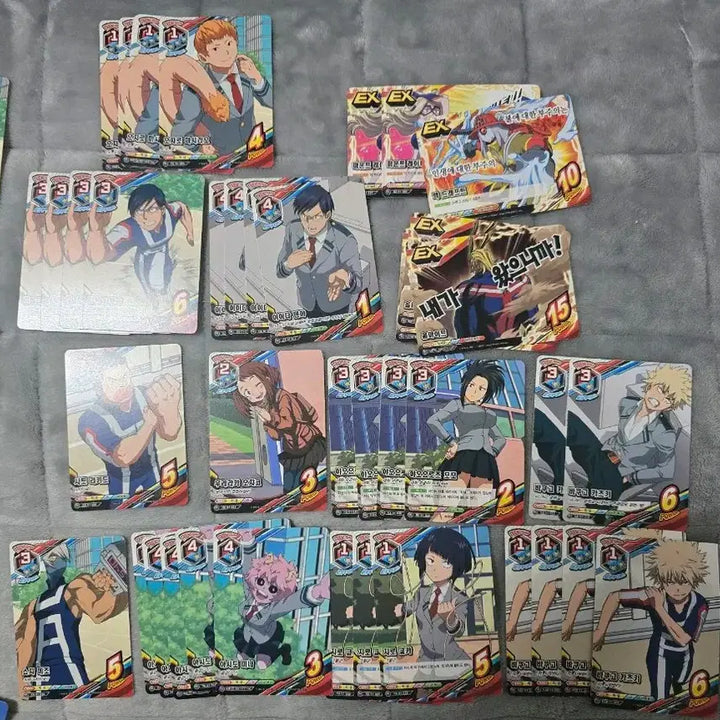 [BUNJANG] My Hero Academia TCG Metal Cards Bundle Set / 히로아카 TCG 메탈 포함 약60장 일괄