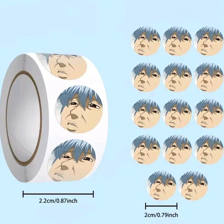 [BUNJANG] Gintoki Sticker Roll / 매우 부담스러운 긴토키 스티커