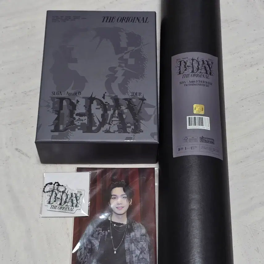 [BUNJANG] BTS SUGA Agust D D-DAY Solo Concert Dcode DVD Poster Set / bts 방탄 슈가 어거스트디 디데이 솔로콘 디코 dvd 포스터 세트 양도