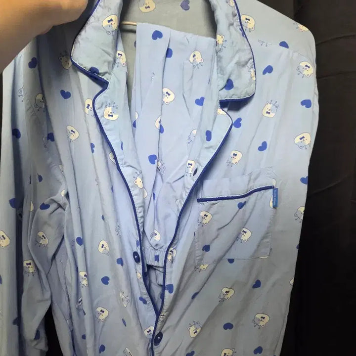 [BUNJANG] Idol Pajamas with Eye Mask (Large) / 이세돌 파자마 + 안대