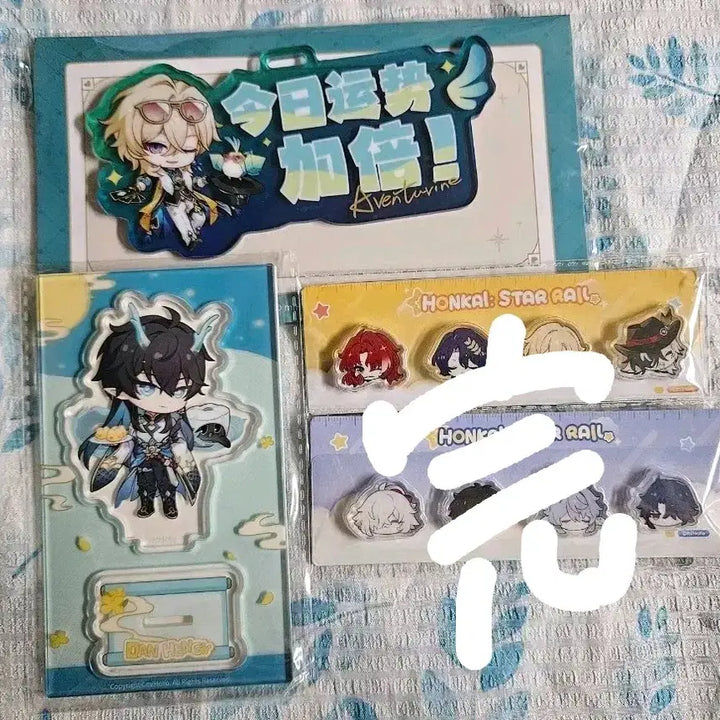 [BUNJANG] Star Rail TaoBao POB Eiko + Aventurine Acrylic Bundle Set / 스타레일 타오바오 특전 음월+어벤츄린 아크릴 일괄