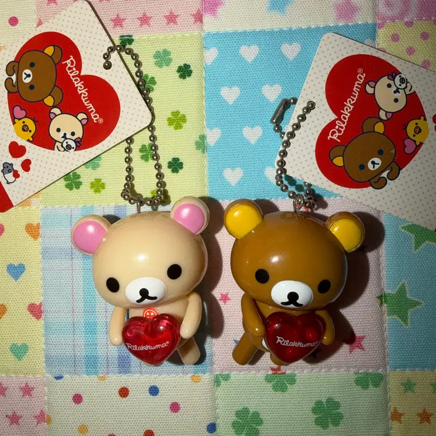 [BUNJANG] Rilakkuma Korilakkuma Dangling Set / 리락 코리락 달랑이