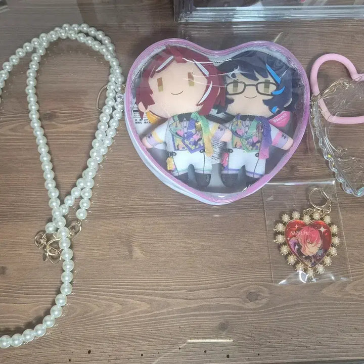 [BUNJANG] Ensemble Stars Switch Natsume Sakasaki &amp; Tsumugi Aoba 8th Anniversary Plush, Bag, and Keychain Bundle Set / 앙스타 스위치 나츠메 츠무기 8주년 누이, 가방, 키링 일괄 양도