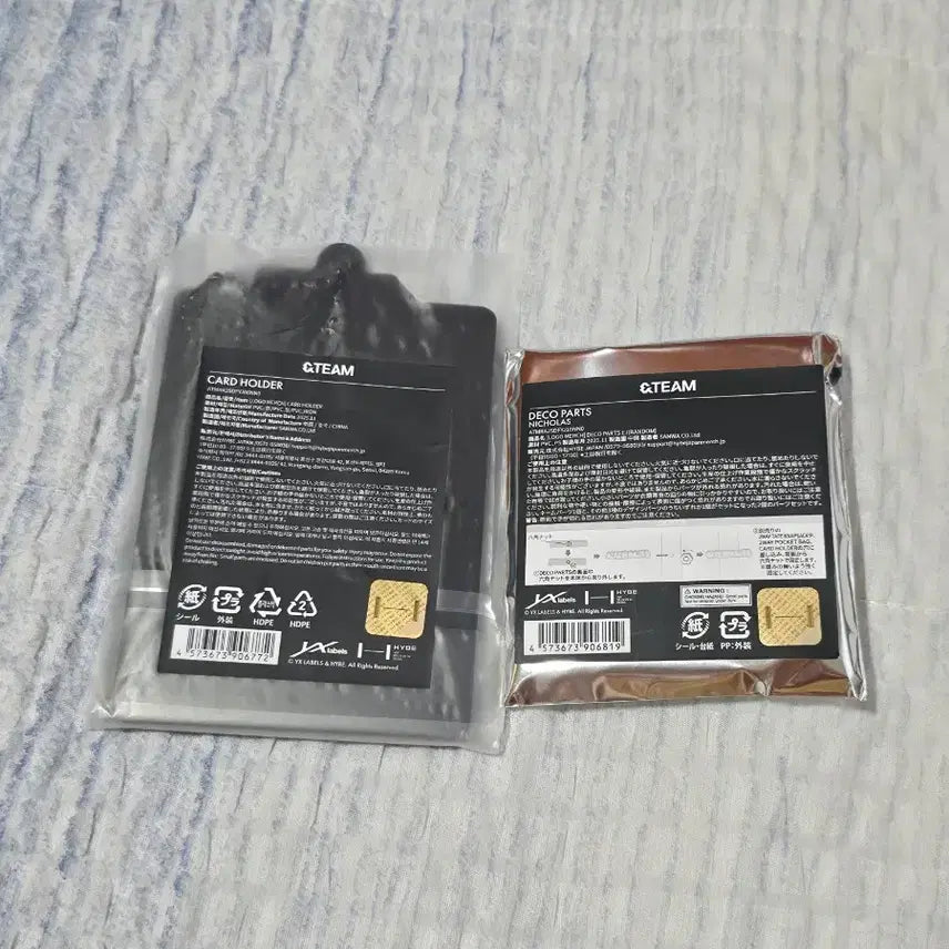 [BUNJANG] &amp;TEAM Nicholas We On Fire Popup Card Holder + Deco Parts Set / 앤팀 팝업 카드홀더 + 데코파츠 니콜라스 위온파이어