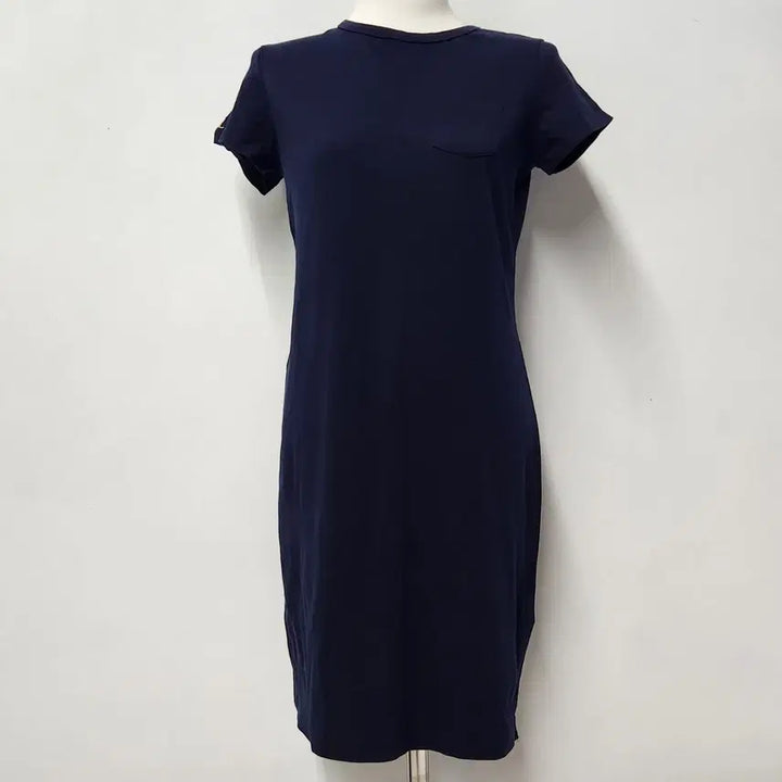 [BUNJANG] Ralph Lauren Sport Navy Cotton Short Sleeve Dress XS / [정품] 랄프로렌 스포츠 네이비 코튼 반팔 원피스 XS