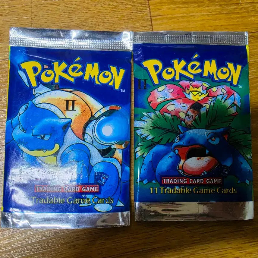 [BUNJANG] Pokemon TCG - Bulbasaur &amp; Blastoise 2 Types / 포켓몬스터 카드 2종 이상해씨 거북왕