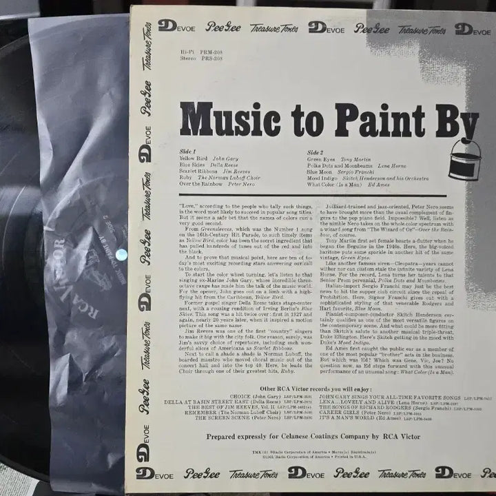 [BUNJANG] Various Artists Music To Paint By Compilation LP (1966 US RCA Victor) / 컴필레이션 LP(레나혼 외)_Music To Paint By_(US)