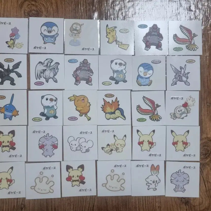 [BUNJANG] Japanese Pokemon Stickers - Bundle Set / 일본 포켓몬 띠부씰