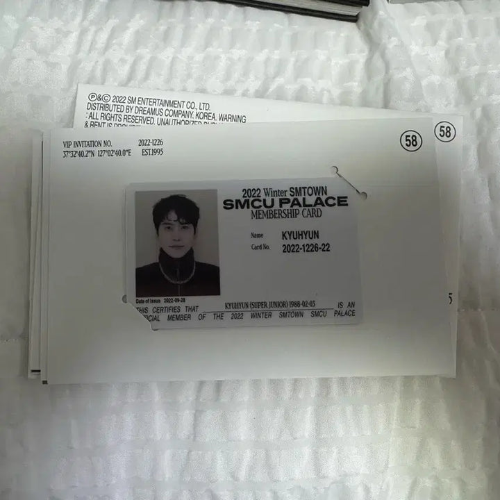 [BUNJANG] Super Junior Kyuhyun ID Card Photocard / 슈퍼주니어 규현 아이디 카드 양도