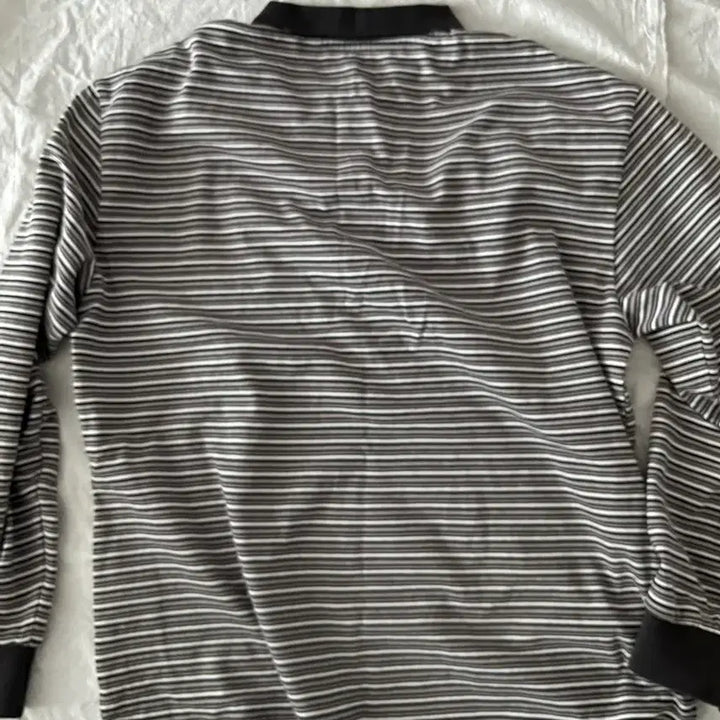 [BUNJANG] Rola Rola Stripe Rugby Polo T-shirt / 로라로라 스트라이프 티셔츠 카라티 럭비티