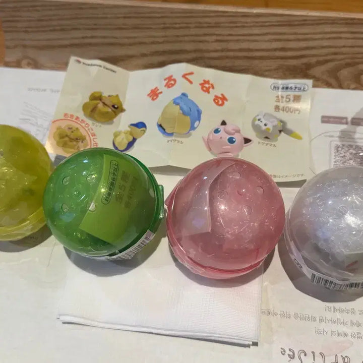 [BUNJANG] Pokemon Crouching Gacha 4-Item Sealed Bundle Set / (미개봉일괄4종) 포켓몬 웅크리기 가챠