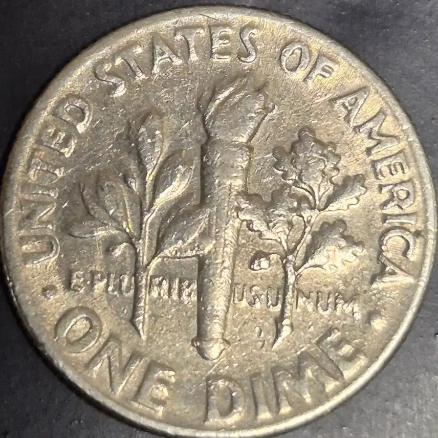 [BUNJANG] 1975 USA Dime 10 Cents RPM Error Coin / 1975년 미국 다임  10센트. RPM에러  노민트. 주화