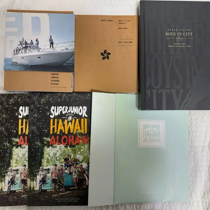[BUNJANG] Super Junior Boys In City Photobook Album Bundle Set / 슈퍼주니어 보인시 화보집 앨범 일괄 판매