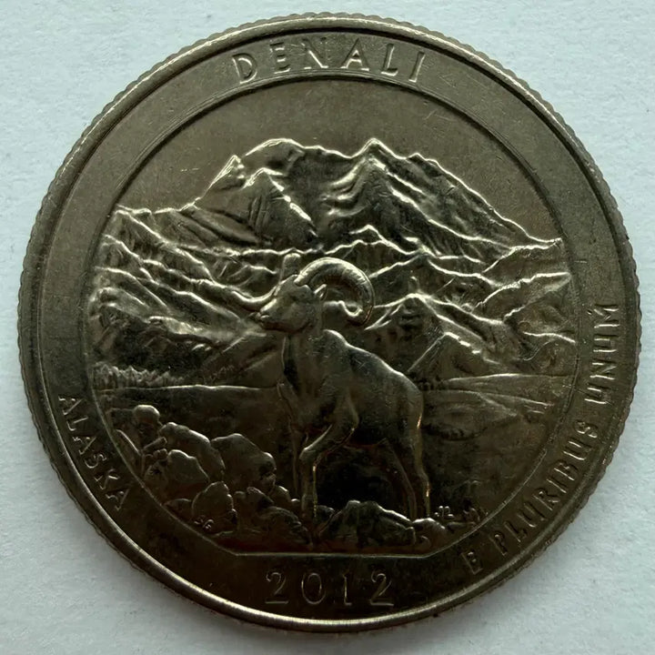 [BUNJANG] 2012 Denali National Park Commemorative Quarter Dollar Coin / 2012년 미국 데날리 국립공원 기념 쿼터달러 동전 S3307