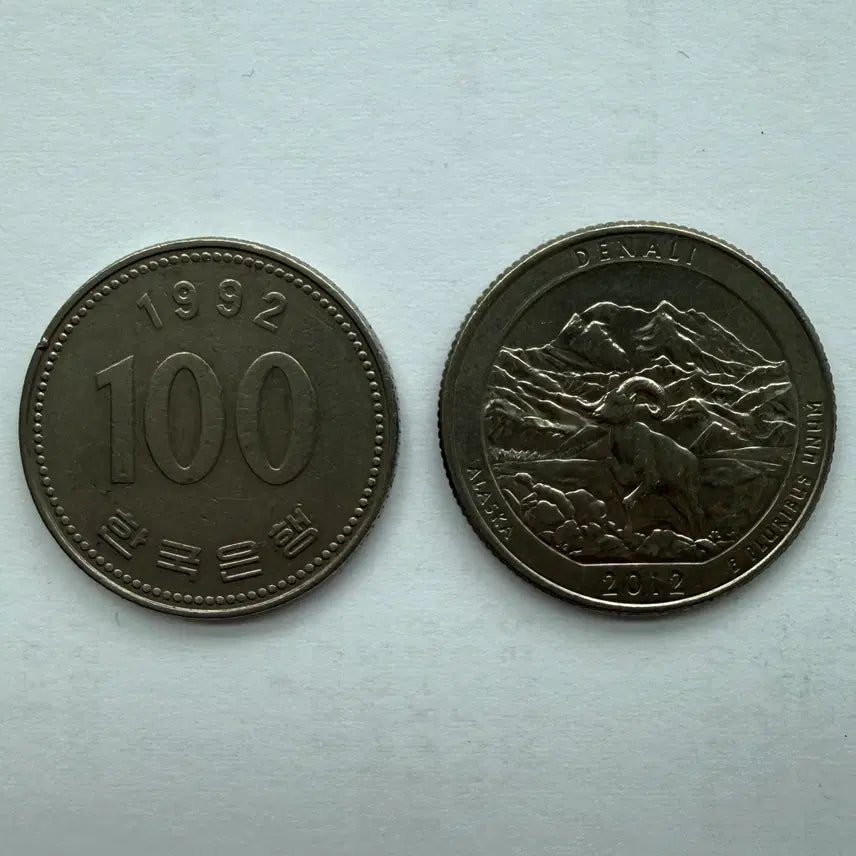 [BUNJANG] 2012 Denali National Park Commemorative Quarter Dollar Coin / 2012년 미국 데날리 국립공원 기념 쿼터달러 동전 S3307