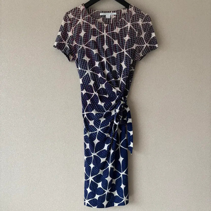 [BUNJANG] Diane von Furstenberg Silk Jersey Dress Size 6 / DVF 다이앤본퍼스텐버그 실크져지 원피스 사이즈6