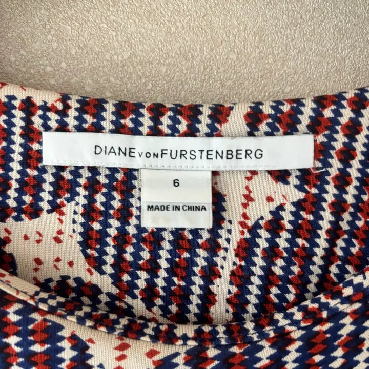 [BUNJANG] Diane von Furstenberg Silk Jersey Dress Size 6 / DVF 다이앤본퍼스텐버그 실크져지 원피스 사이즈6