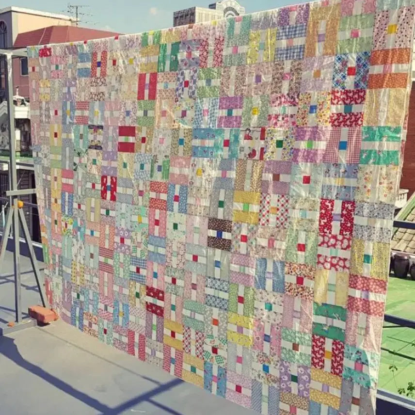 [BUNJANG] Vintage Quilt Top / 빈티지 퀼트탑