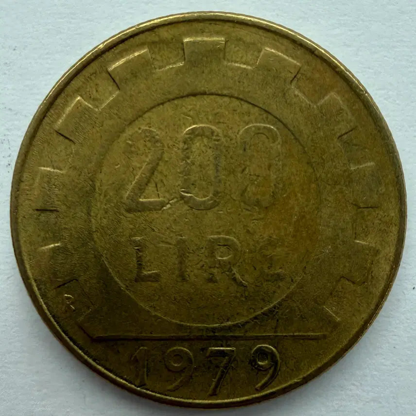 [BUNJANG] 1979 Italy 200 Lire Coin / 1979년 이탈리아 200리라 동전 S3309