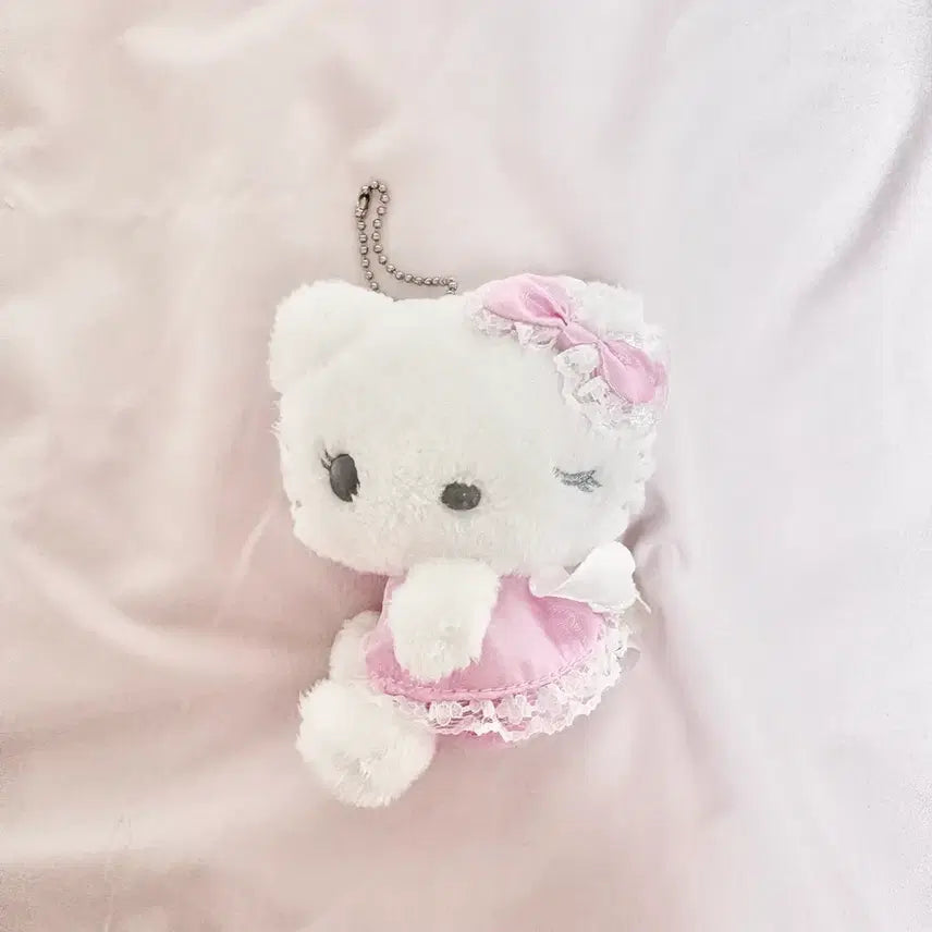 [BUNJANG] Sanrio Classic Hello Kitty 2002 Angel &amp; Devil Mini Plush Doll / 산리오 고전 헬로키티 2002천사와 악마 엔젤 소형 인형 히메갸루 미소녀