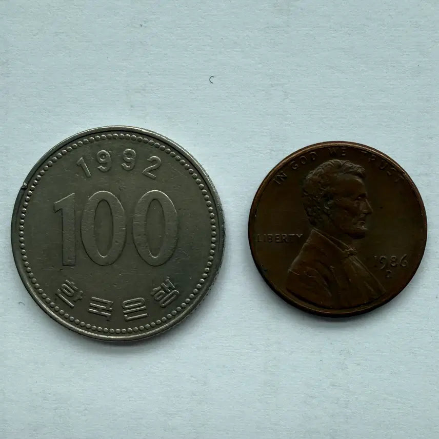 [BUNJANG] 1986 US Lincoln Cent Coin / 1986년 미국 링컨 1센트 동전 S3313