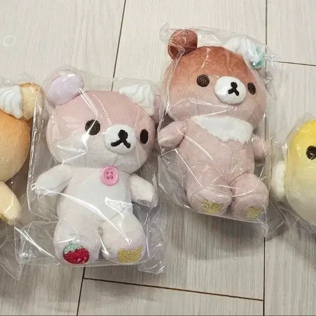 [BUNJANG] Rilakkuma Korilakkuma Kogumak Key Set Mascot Plush / 리락쿠마 코리락쿠마 코구마 키이 한정 마스코트