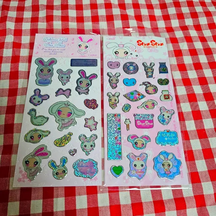 [BUNJANG] Sasha Sticker Bundle Set / 고전문구 샤샤 스티커 일괄 세트