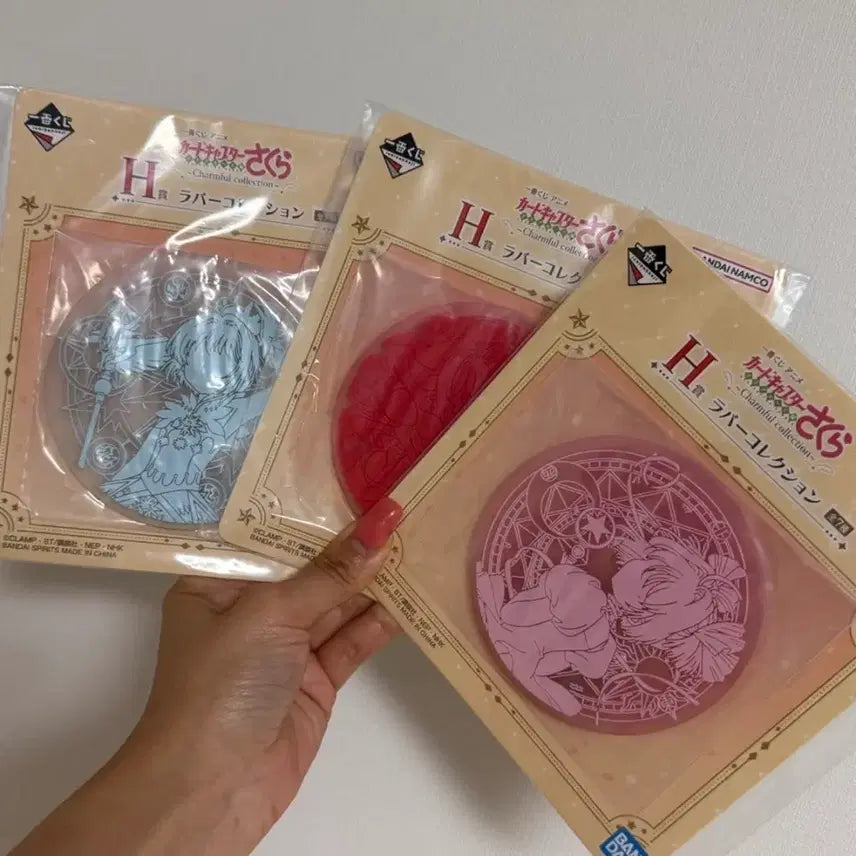 [BUNJANG] Cardcaptor Sakura Rubber Coaster Collection Set H / 카드캡터 사쿠라 러버 코스터 컬렉션 H상 세트