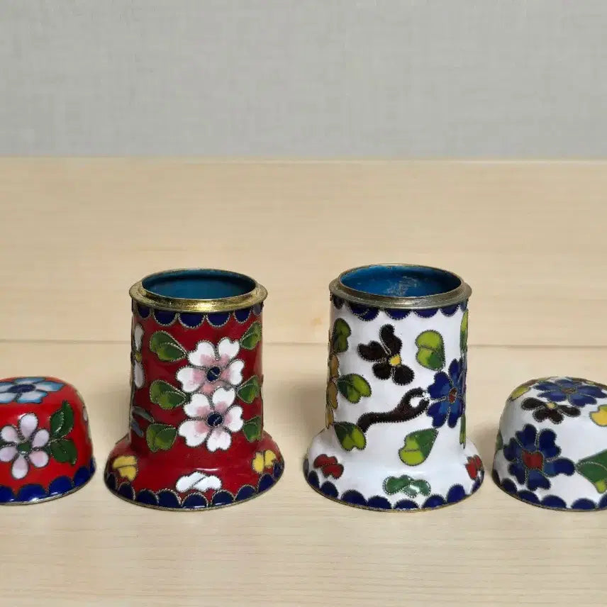 [BUNJANG] Cloisonné Ornament Set (2 pcs) / 칠보 장식품 2개