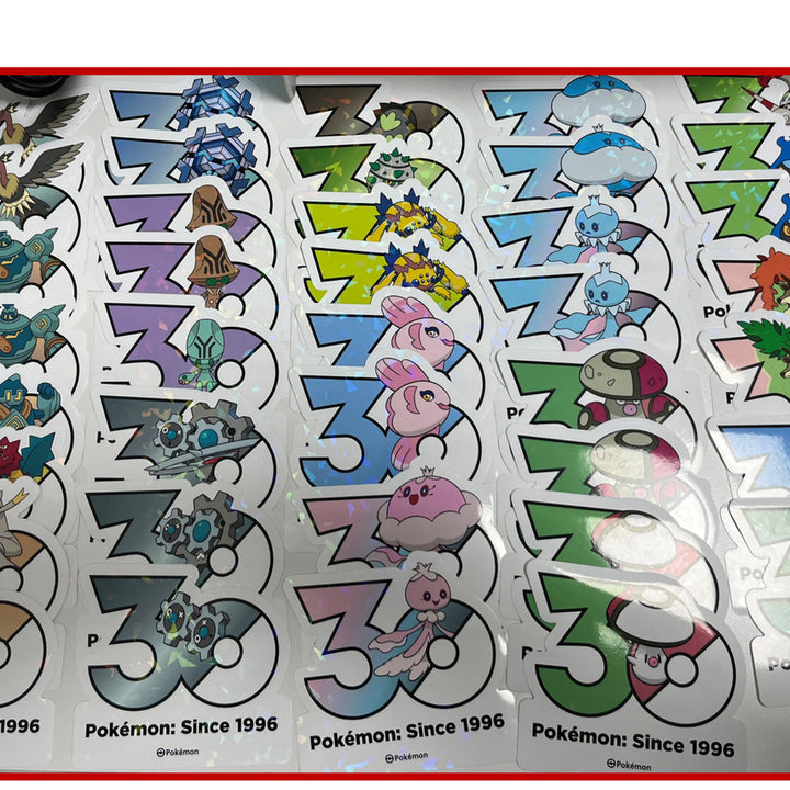 [BUNJANG] Pokemon 30th Anniversary Sticker Set Generation 5 / 포켓몬 30주년 스티커 5세대