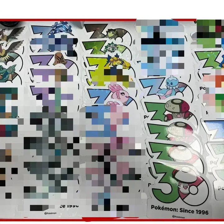 [BUNJANG] Pokemon 30th Anniversary Sticker Set Generation 5 / 포켓몬 30주년 스티커 5세대
