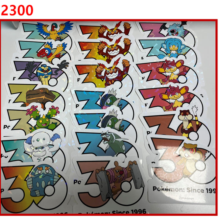 [BUNJANG] Pokemon 30th Anniversary Sticker Set Generation 5 / 포켓몬 30주년 스티커 5세대