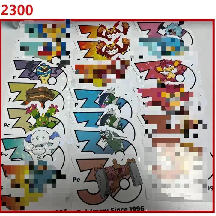 [BUNJANG] Pokemon 30th Anniversary Sticker Set Generation 5 / 포켓몬 30주년 스티커 5세대