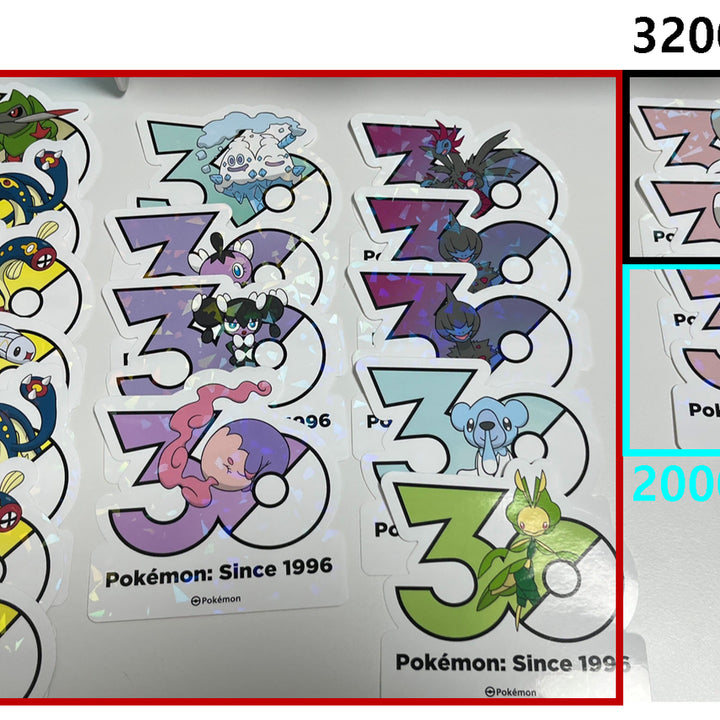 [BUNJANG] Pokemon 30th Anniversary Sticker Set Generation 5 / 포켓몬 30주년 스티커 5세대