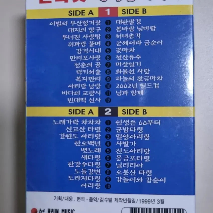 [BUNJANG] Shinbaram Lee Baksa 2-Tape Cassette Tape (Sealed) / 신바람 이박사 2TAPE (미개봉 카세트테이프)