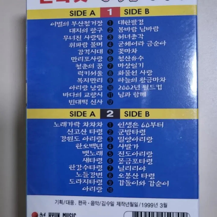 [BUNJANG] Shinbaram Lee Baksa 2-Tape Cassette Tape (Sealed) / 신바람 이박사 2TAPE (미개봉 카세트테이프)
