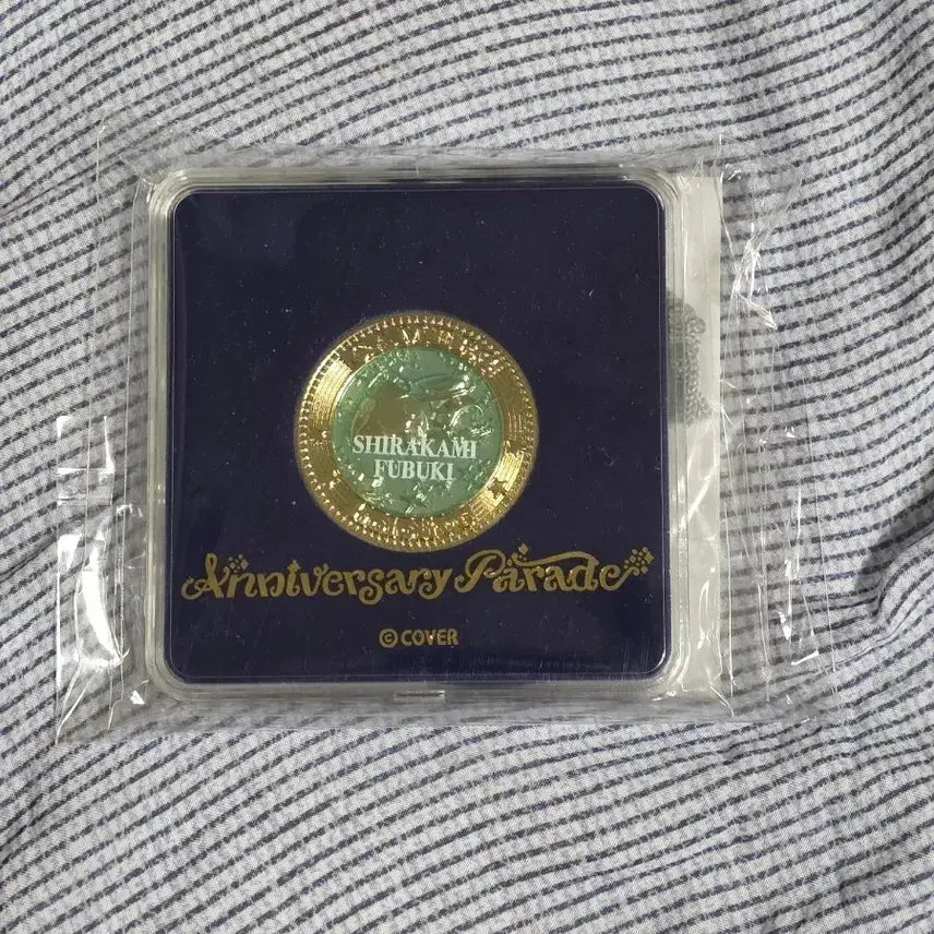 [BUNJANG] Shirakami Fubuki 2025 1st Generation Anniversary Commemorative Coin (Sealed) / 2025 1기생 애니버서리 시라카미 후부키 기념주화